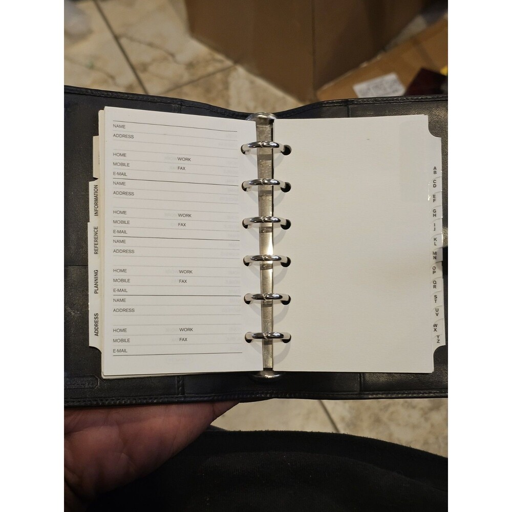 Vintage New Coach Leather Pony Hair Day Planner Circa 2001 W/New Unused Inserts - Picture 14 of 16